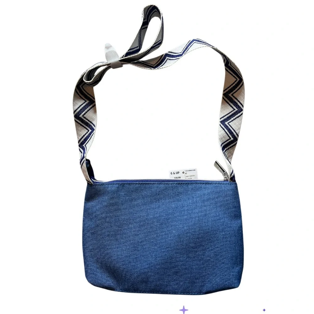 NWT‎ OshKosh B’gosh Denim Cherry Purse Girls Crossbody Bag Blue
